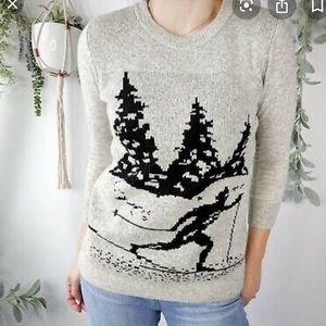 Gray J Crew Sweater XL